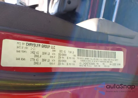 2011 Dodge Durango Crew из США, поврежденный, VIN 1D4SD4GT7BC592991